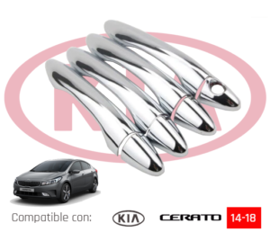 Cubre Manillas Cromadas Kia Cerato Tks Mobil